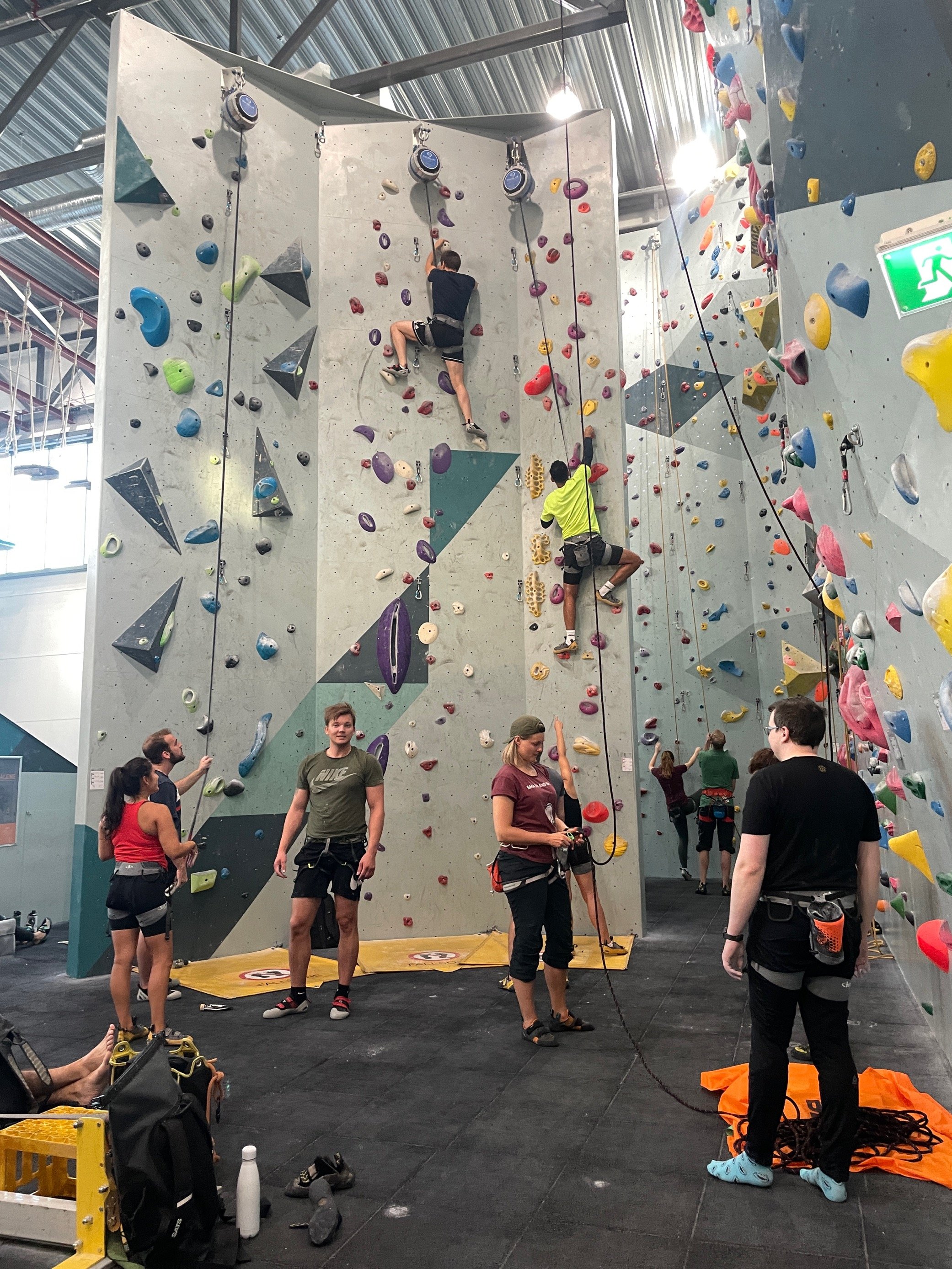 rock climbing