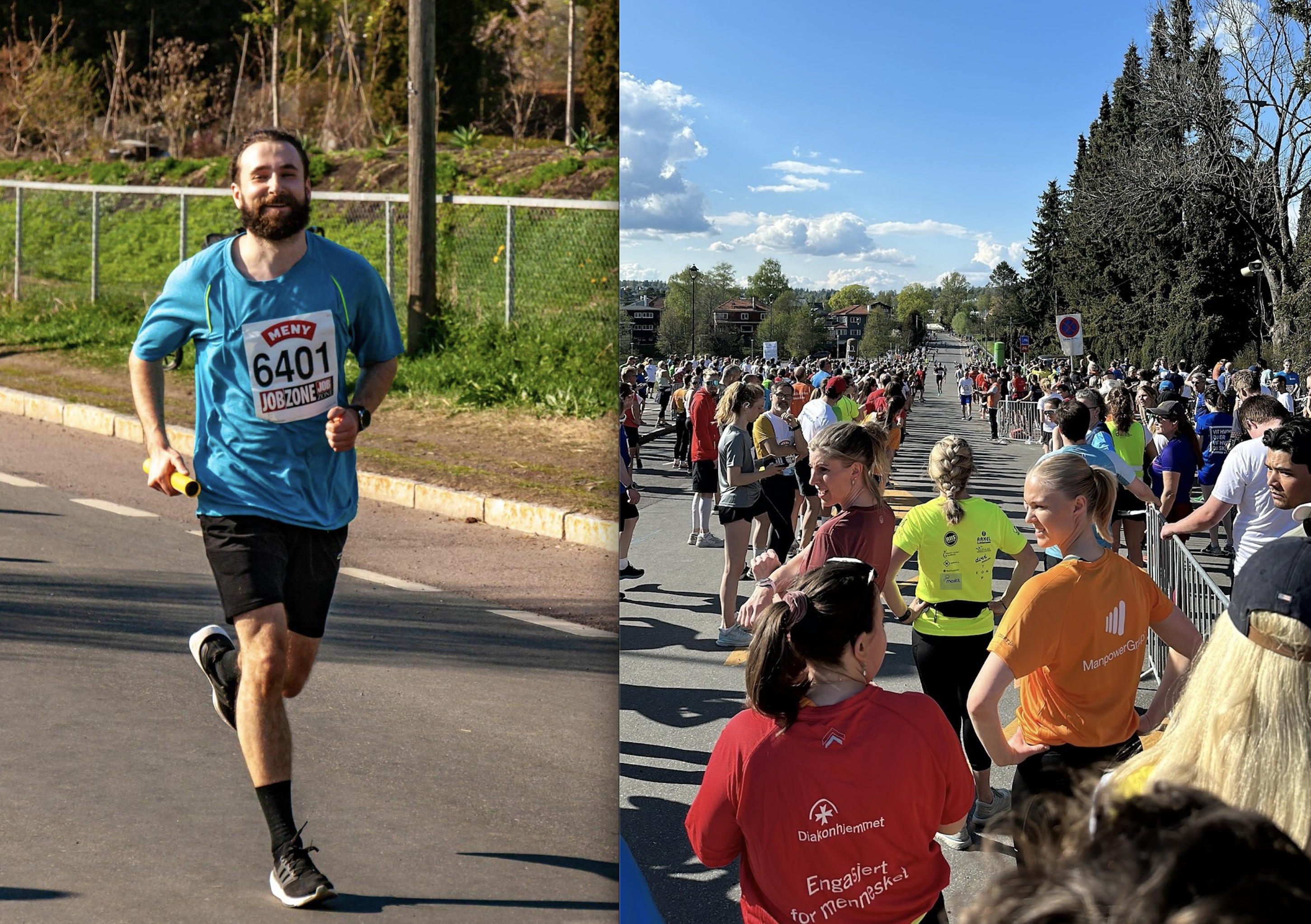 Running in the Holmenkollstaffeten